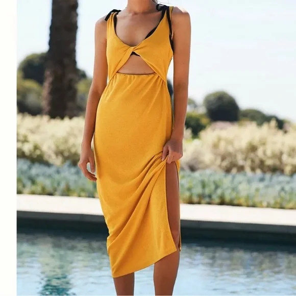 chinese dress ladies Dolman-Sleeve Maxi Dress Santorini / S / 100% Cupro